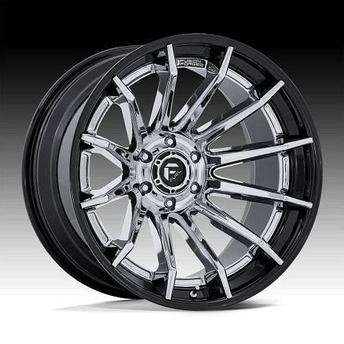 Fuel Burn FC403PB Chrome Custom Truck Wheels 1